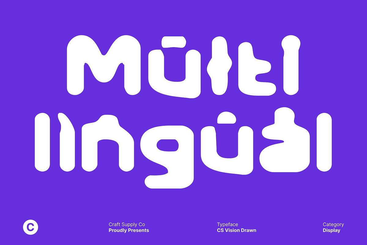 CS Vision Drawn, a Sans Serif Font by Craft Supply Co. (Photo 6 of 8)