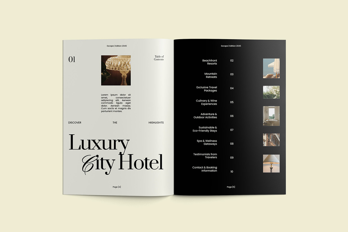 Hotel & Travel Brochure Template preview 3