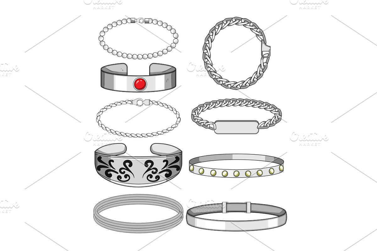 Collection of various silver, an Object Illustration by pikepicture