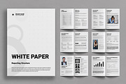 White Paper Template, a Brochure Template by ContestDesign (Thumbnail 1 of 3)