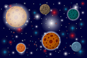 Cosmos, planets and stars., a Technology Illustration by katykin (Thumbnail 8 of 11)
