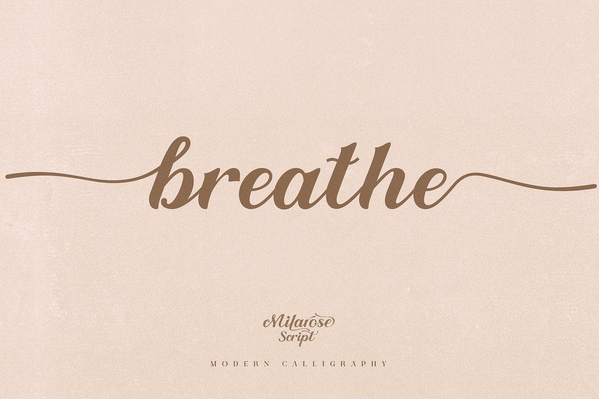 Milarose Script - Romantic Font preview 6