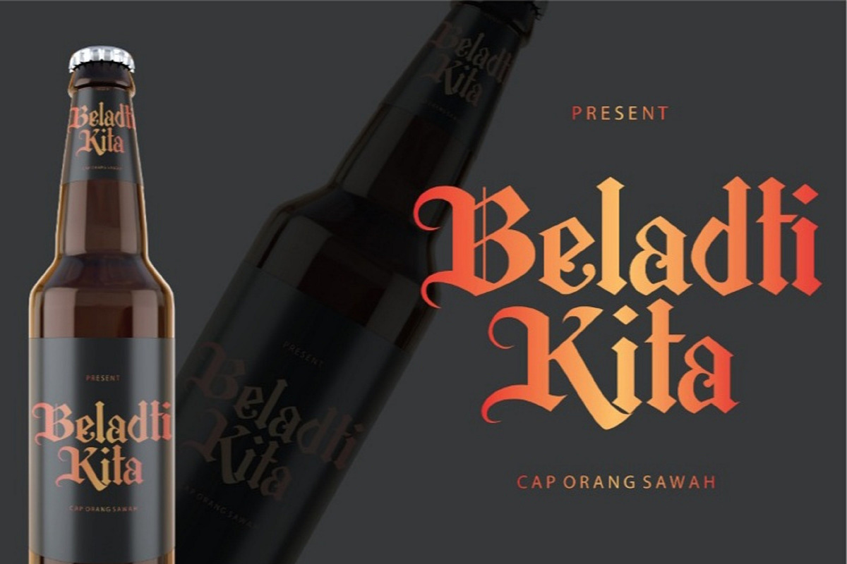 Berkahi Blackletter Font preview 3