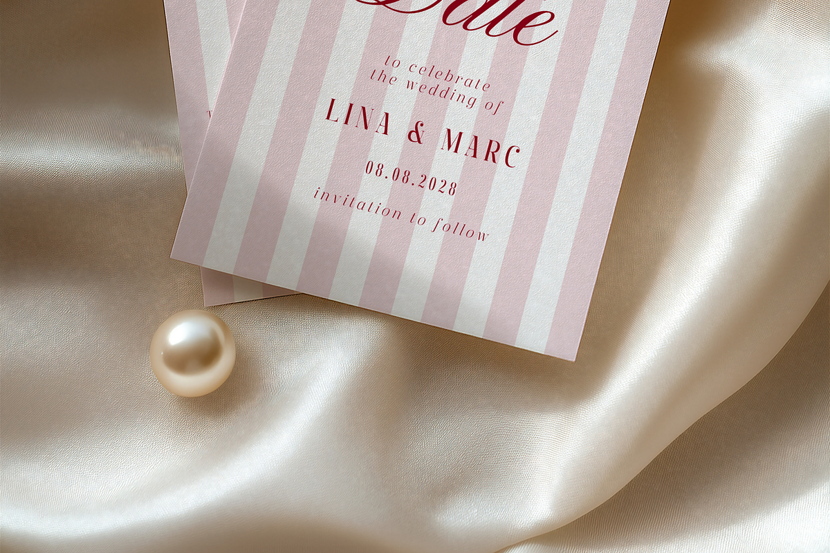 Neutral Beige Double Card Mockup, a Product Mockup by Serenefeeling (Photo 4 of 6)