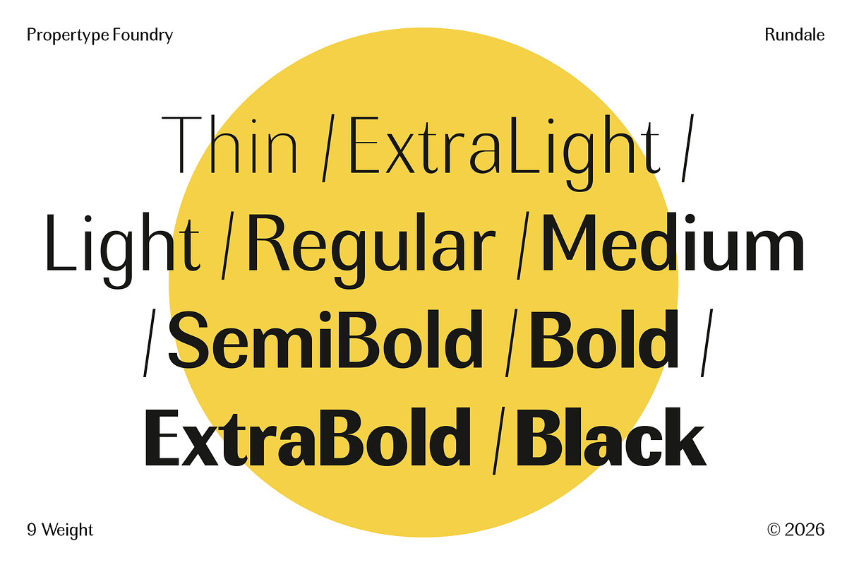 Rundale, a Sans Serif Font by Propertype (Photo 9 of 15)