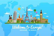 Most famous landmarks of the world, an Illustration by Alfazet Chronicles (Thumbnail 5 of 12)