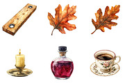 Writer Book love Clipart Set, a Seasonal Illustration by Designking (Thumbnail 5 of 5)
