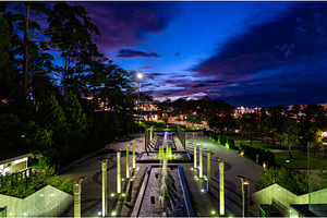 Fountains in the city centre of da stock photo containing vietnam and, an Architecture Photo by Leonid Andronov