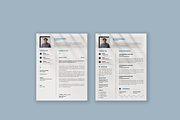 Minimal Resume Template Layout, a Resume Template by Seeing-art (Thumbnail 2 of 4)