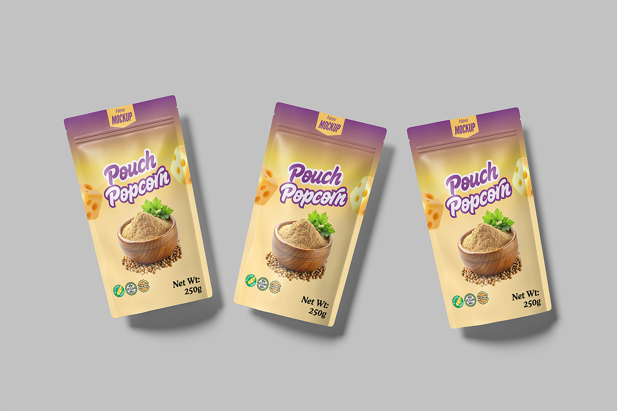High Quality Pouch Packaging Mockup, a Packaging Mockup by lamorastudio (Photo 10 of 11)