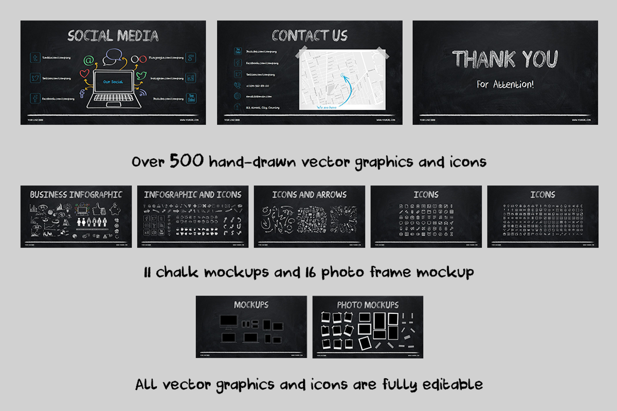 Chalk - Powerpoint Template, a Presentation Template by Helga_Design (Photo 9 of 13)