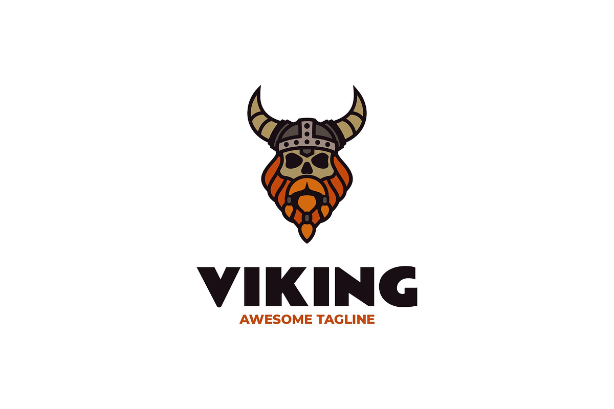 Viking Mascot Logo Design, a Branding & Logo Template by Artnivora.Std