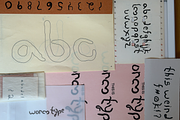 Worm Type, a Handwritten Font by Weird Friends (Thumbnail 7 of 7)