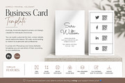 Minimal Vertical Business Card, a Business Card Template by Saman Osama (Thumbnail 5 of 6)