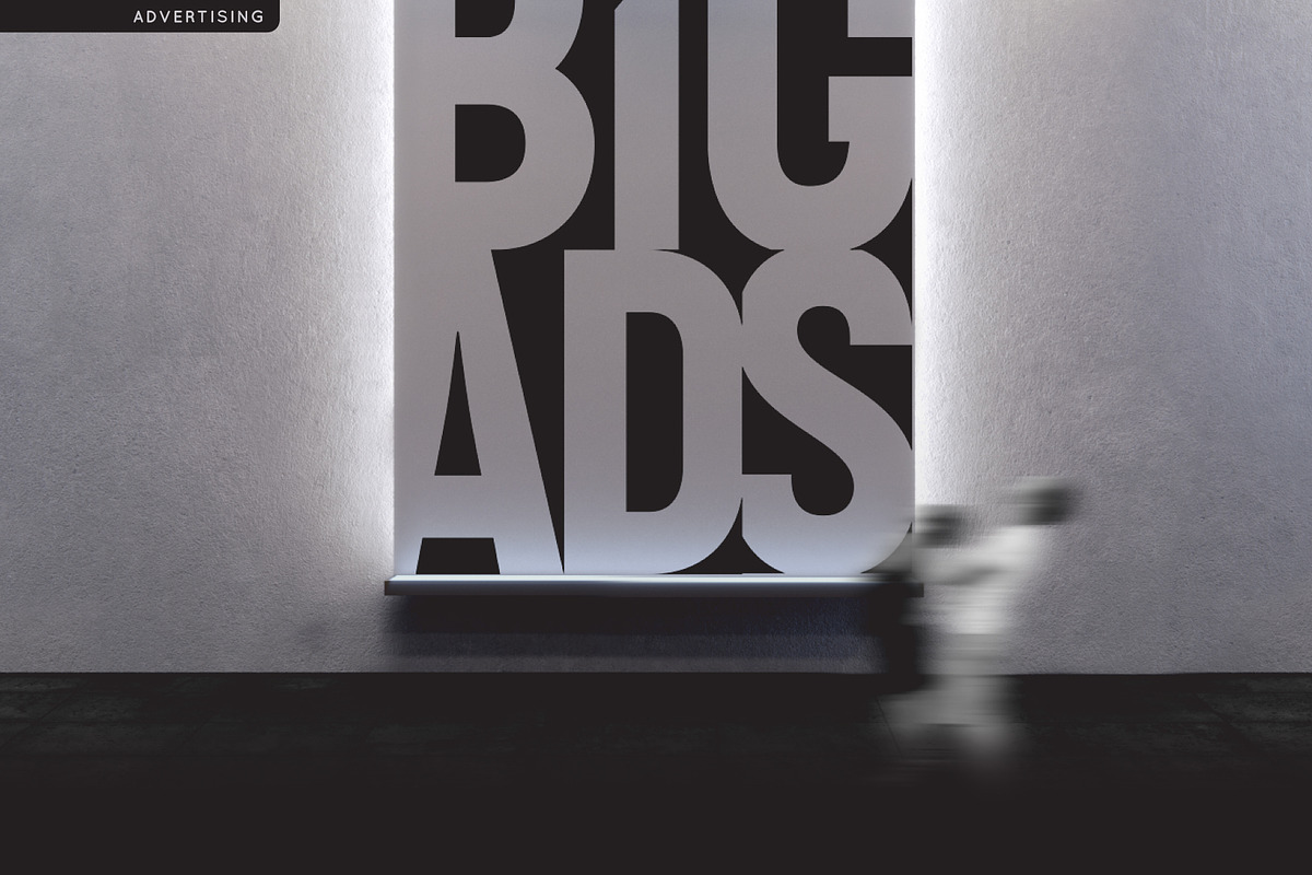Negative Space Font preview 5