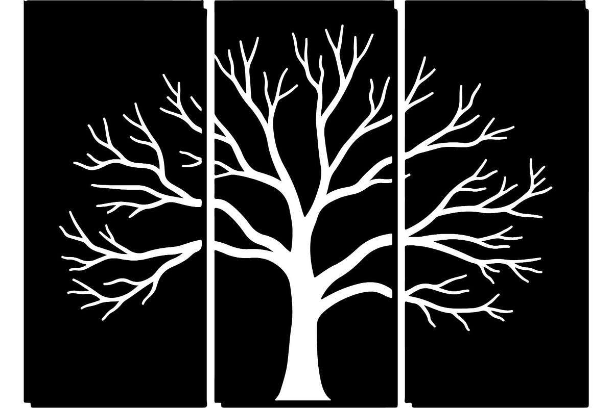 Leafless Tree Silhouette SVG Bundle, an Object Graphic by Designer_Momina (Photo 17 of 20)
