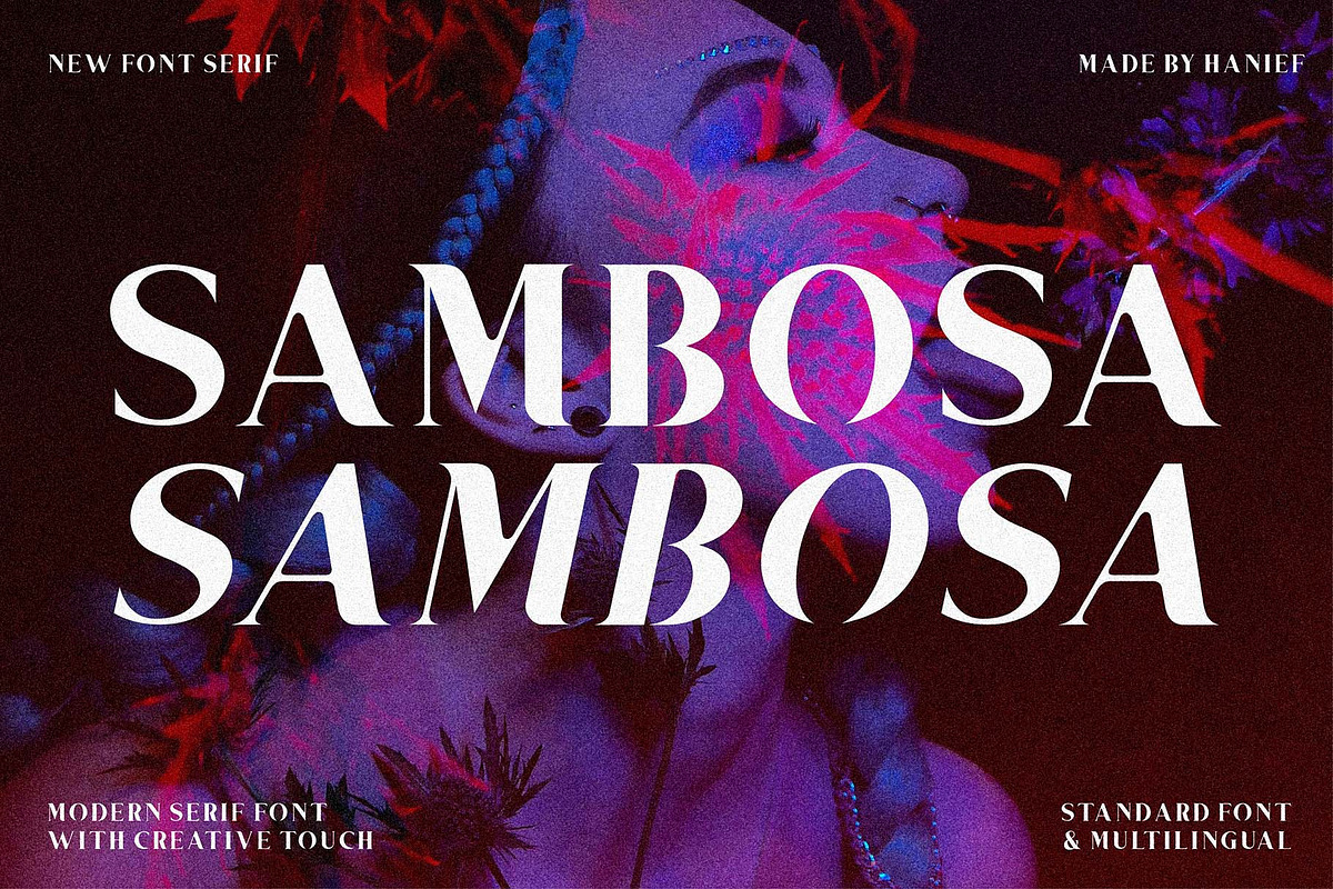 Sambosa - Modern Serif Font