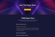 NFT Landing page Figma Template, a Landing Page Template by CodexCoder Themes (Thumbnail 5 of 5)