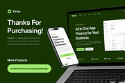 Finto - Finance Website Template, an UI Kit Template by Unpixel Design (Thumbnail 8 of 8)