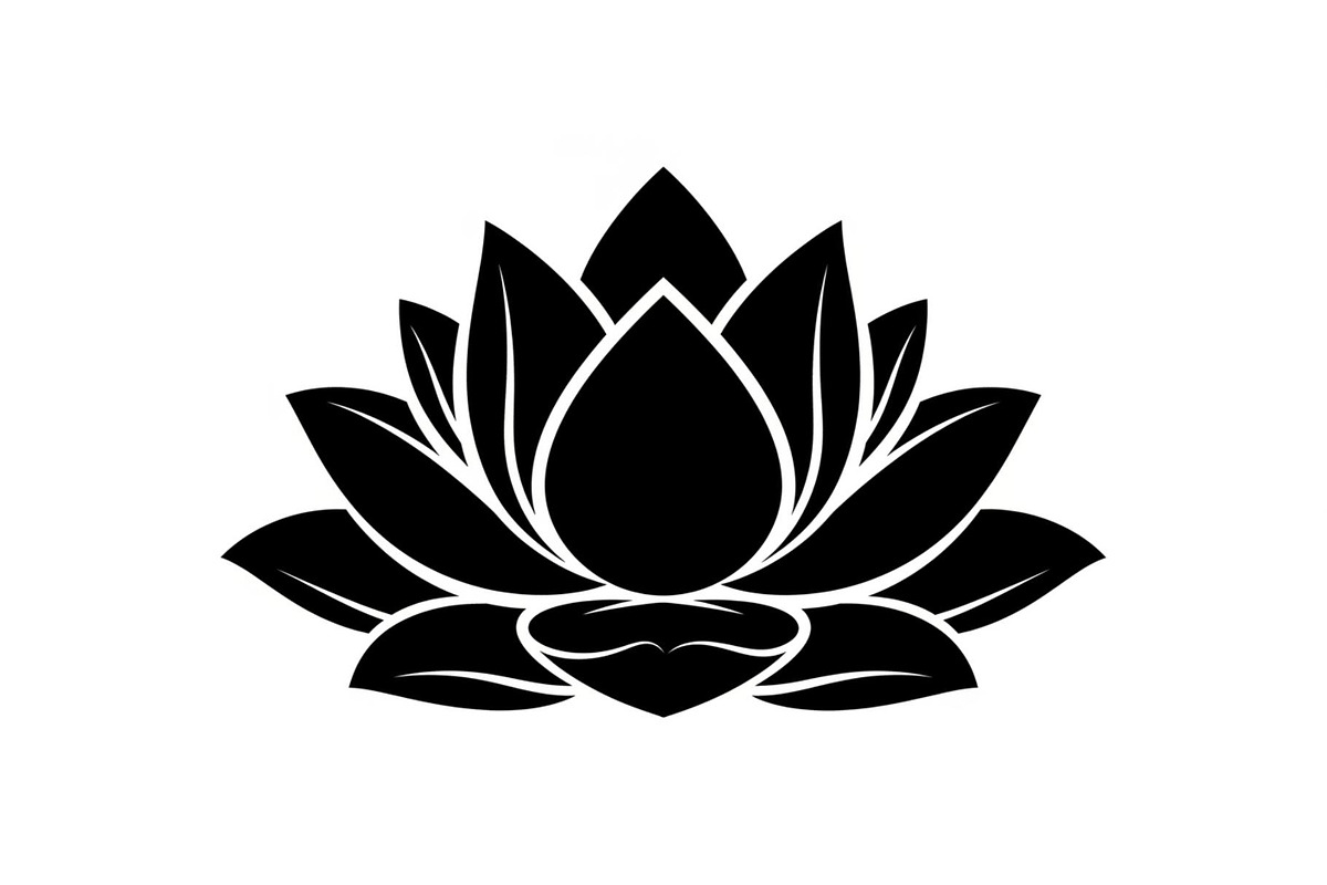 Lotus Flower Vector Icon Bundle, an Illustration by yasushie (Photo 2 of 51)
