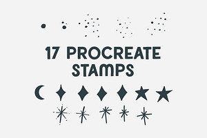 Procreate Star Stamps