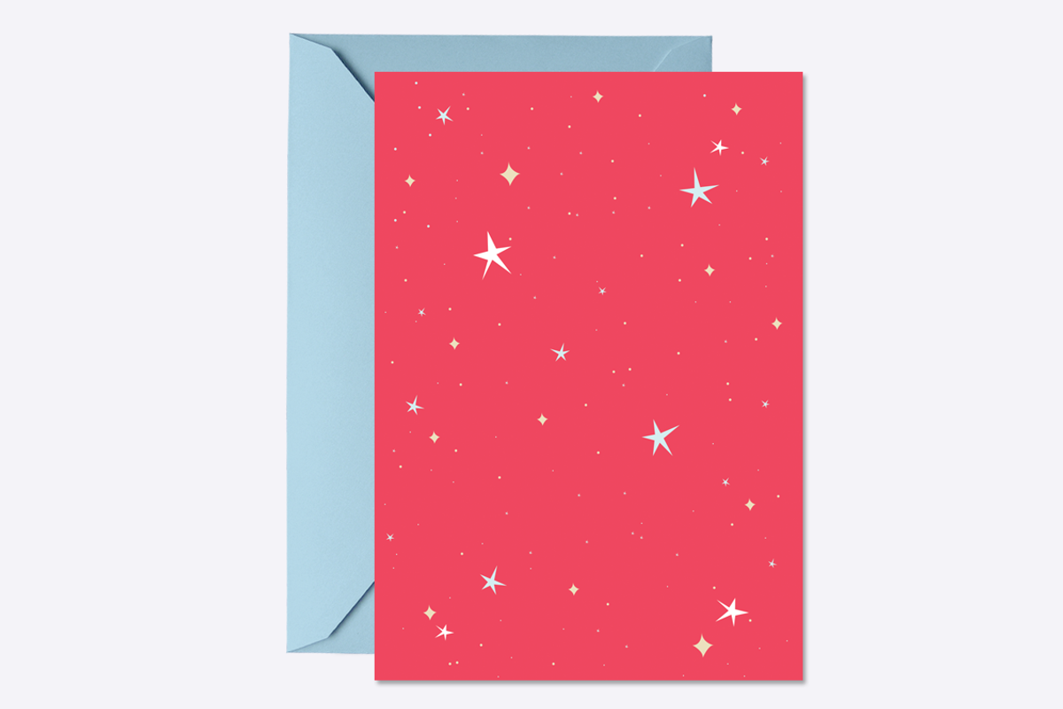 Blast Off Valentine Card Template, a Card Template by origamiprints (Photo 2 of 2)