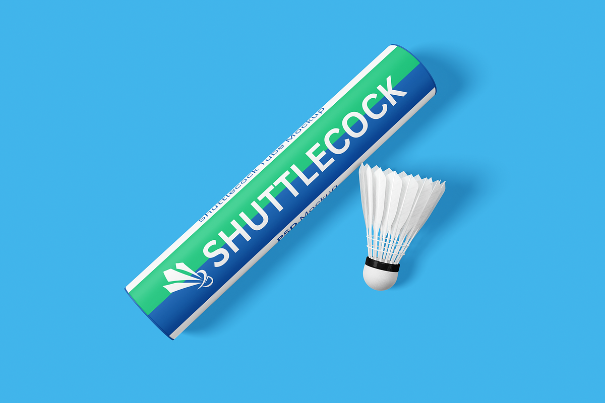 Shuttlecock Box Mockup, a Packaging Mockup by DSNA Mockup (Photo 4 of 5)
