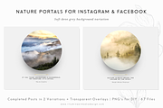 Nature Portals for Instagram & FB, a Social Media Template by Illumineer Media & Design (Thumbnail 9 of 13)
