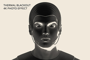 Thermal Blackout Photo Effect Templa, a Social Media Template by DesignerCandies