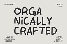 Organically Crafted Handwritten Font
