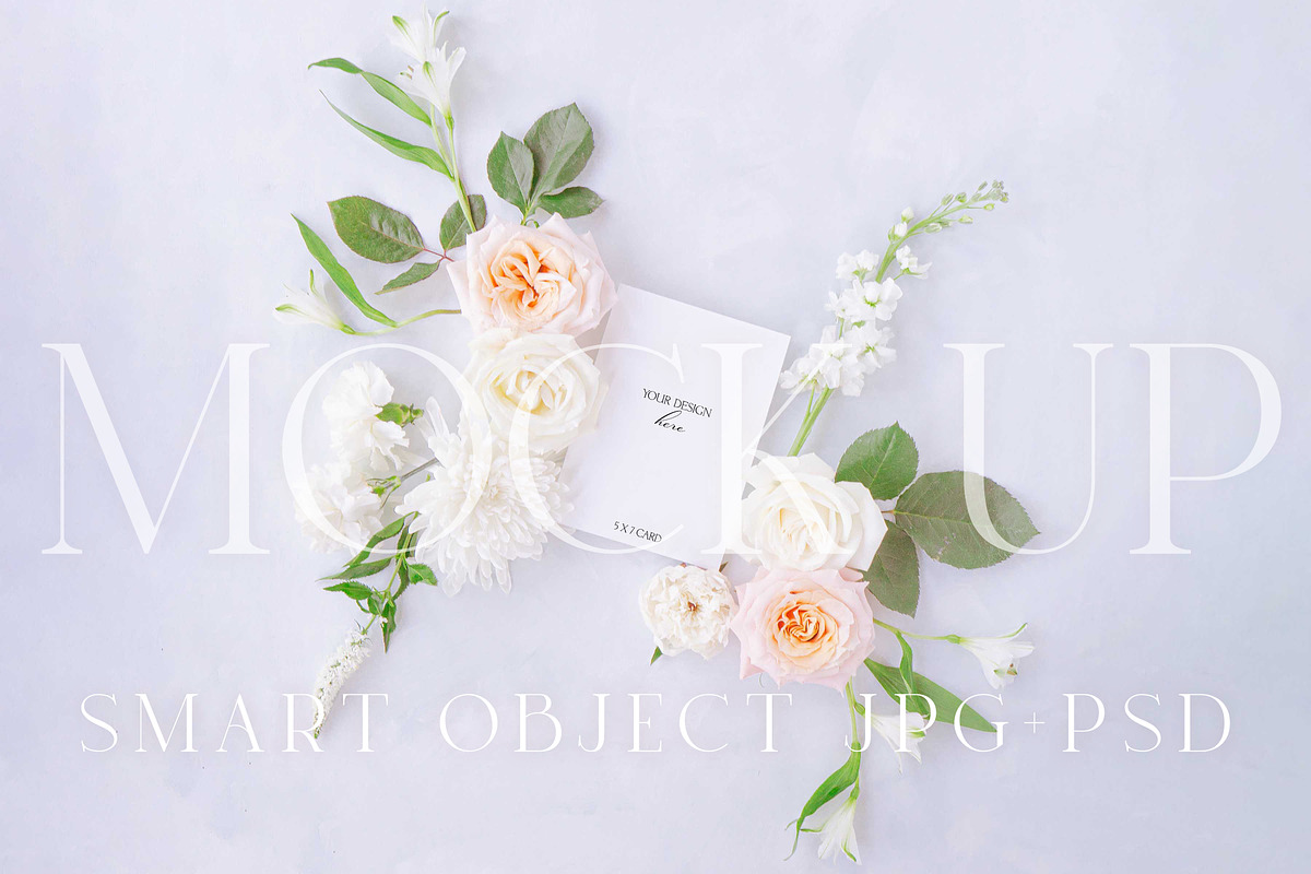 Styled flatlay invitation - Warmth01, a Merchandise Mockup by The Amore Vault (Photo 2 of 3)