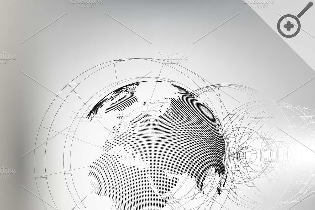Bundle of 15Abstract 3D world globes, a Technology Illustration by VectorShop (Photo 11 of 15)