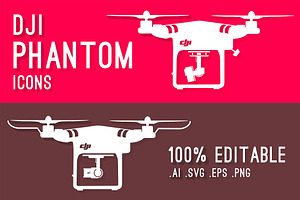 DJI Phantom Series Icons