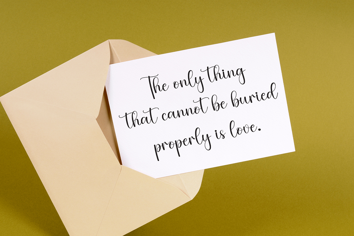 Sweety | Script Font, a Handwritten Font by Scratchones (Photo 3 of 9)