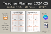 2024-2025 Academic Teacher Planner, a Print Template by POC Digital (Thumbnail 4 of 10)
