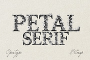 Petal Serif – Floral Wedding Font, a Serif Font by AndrewPixelType (Thumbnail 1 of 7)