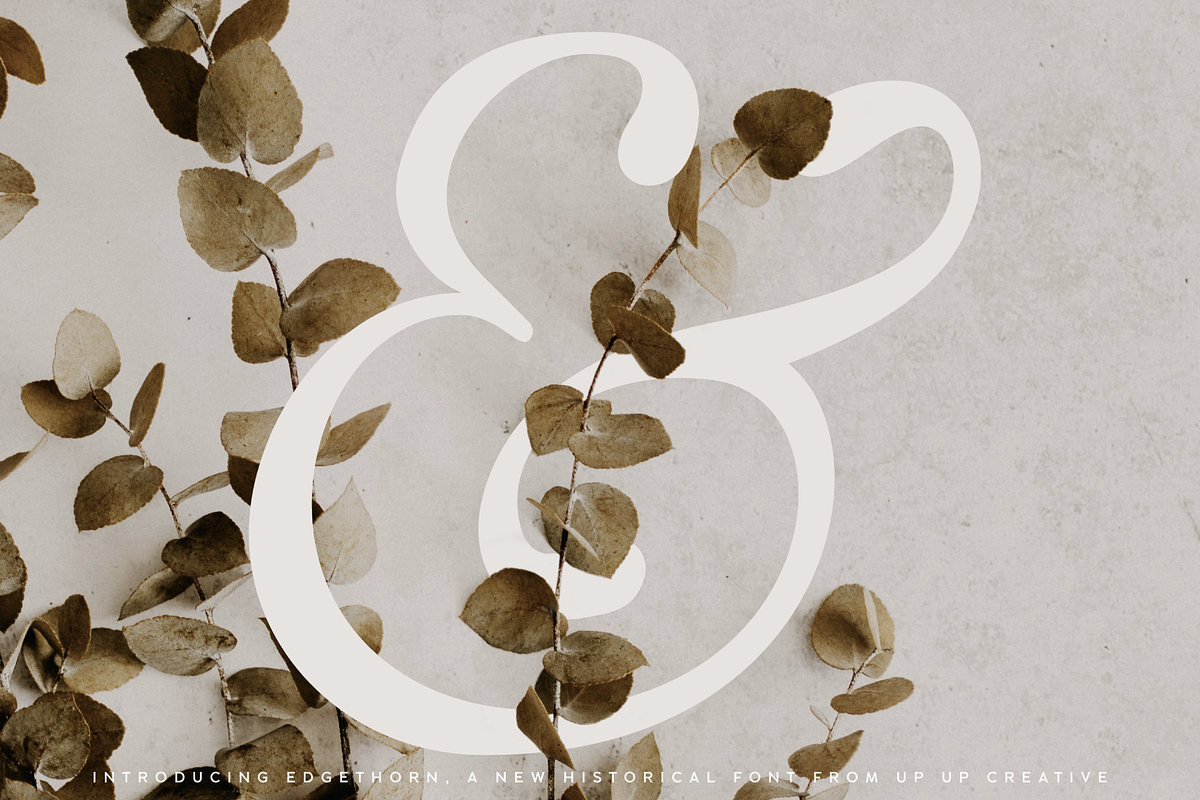 Edgethorn Font Free Downloadv - UIFreebies