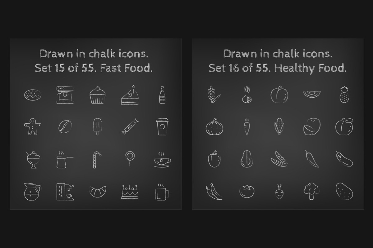 1100 Chalkboard vector icons pack, an Outline Icon by Visual Generation (Photo 11 of 31)