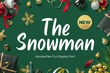 Snowman - Handwritten Fun Font
