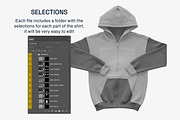 Gildan 18600B Youth Zip Hood Mockups, a Shirt Mockup by GraphicHero (Thumbnail 6 of 9)