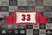33 Logos, Badges & Labels, a Branding & Logo Template by Pentaclay (Thumbnail 1 of 5)