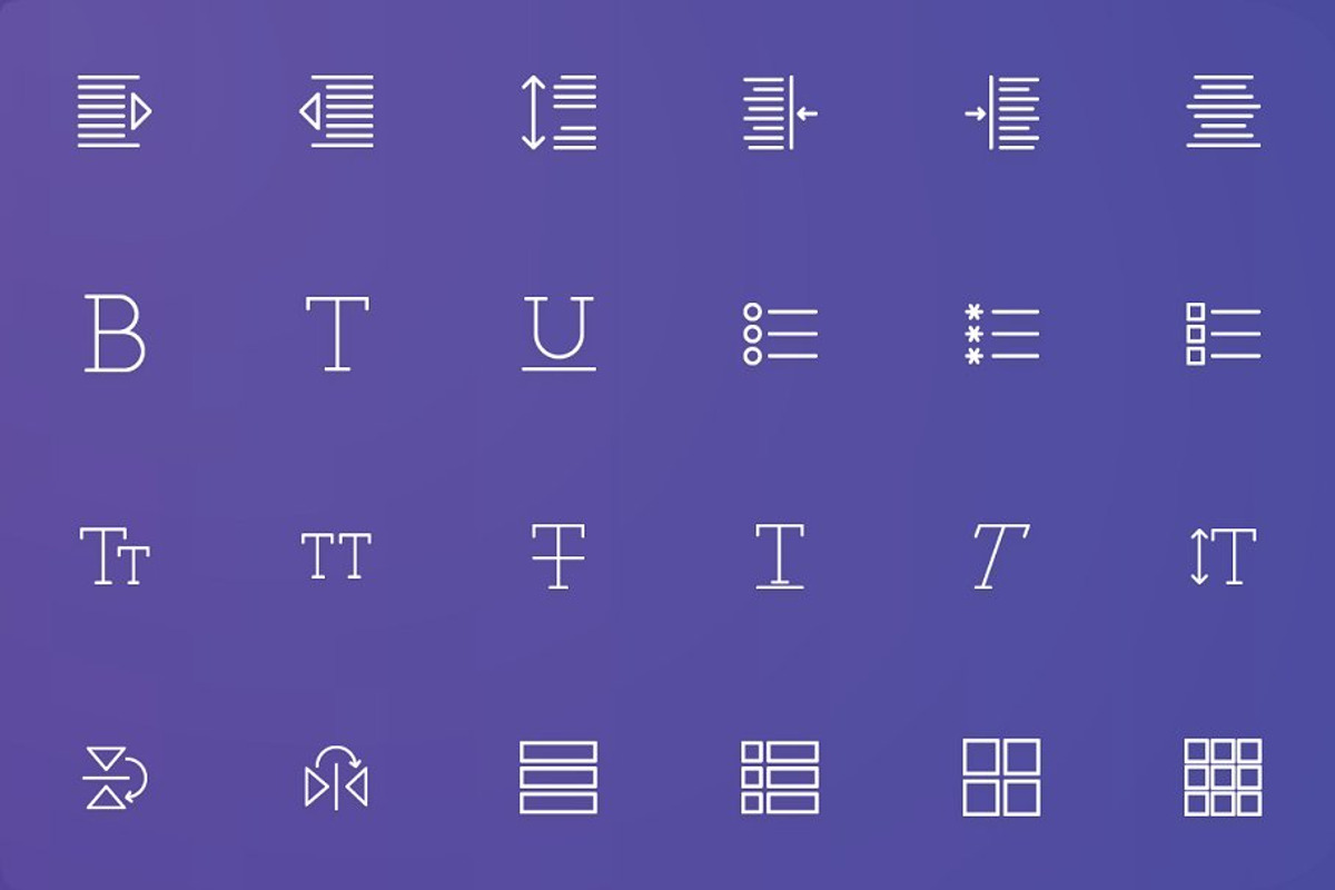 Text and Email Thin Line Icons, an Outline Icon by FlatLineIcons (Photo 3 of 4)