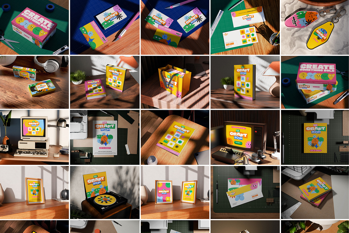 Workbench Branding Mockup, a Mockup by Vitora Mockup (Photo 2 of 11)
