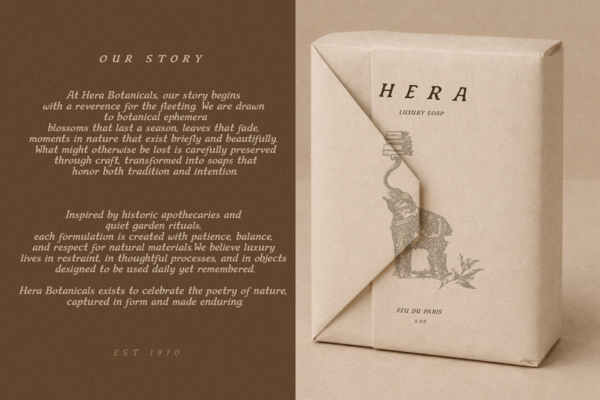 Antique Font Family Rustic Serif Duo, a Handwritten Font by Laras Wonderland (Photo 18 of 18)