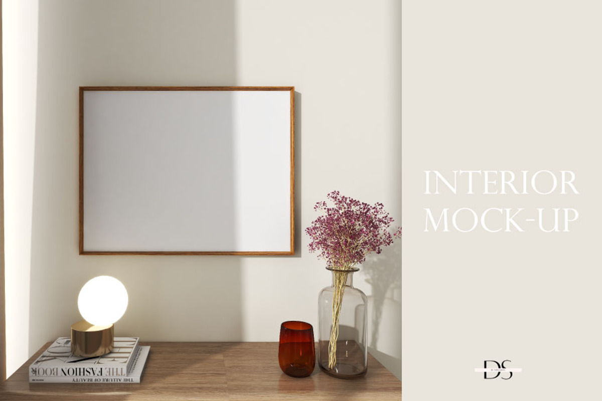 Mockup frame for wall art, a Print Template by DSTUDIO888 (Photo 1 of 4)