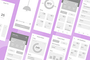 Smart Home Systems Wireframe Apps, a Websites & App Template by INSPR STD (Thumbnail 5 of 6)