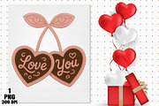 Faux Crochet Valentines Day Cherry P, an Illustration by Daily.Designs (Thumbnail 4 of 5)