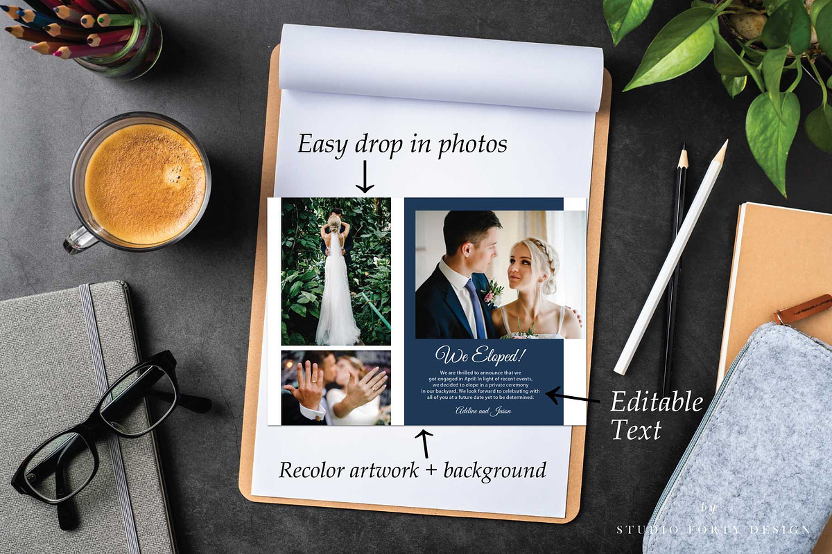 Oh Yes We Did Elopement E106, a Templates & Theme by Studio Forty Design (Photo 3 of 6)
