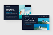 Scuba Diving & Surfing PowerPoint, a Presentation Template by SquidPixey (Thumbnail 3 of 6)