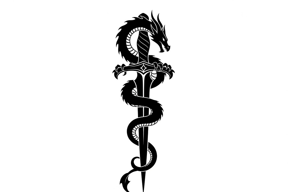 Dragon Sword Bundle, an Illustration by Designs_River (Photo 31 of 31)